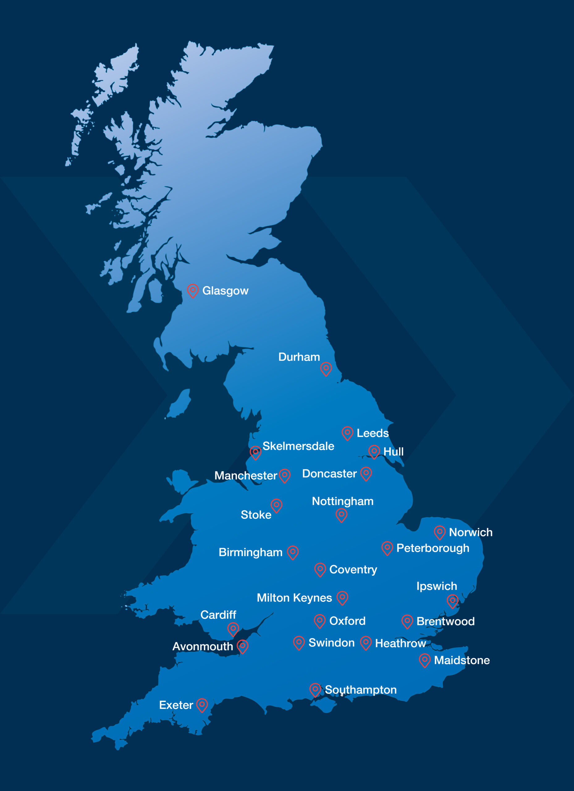 Dawsondirect Depot Map